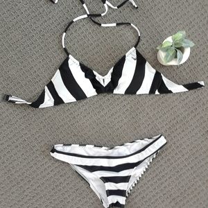 Roxy black & white bikini